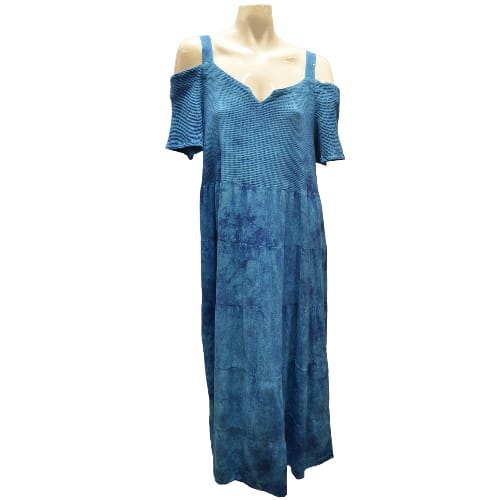 005 Vestido Torcaz Dunes Mora Azul